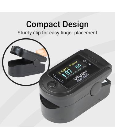 Buy Medical Grade Pulse Oximeter - Accurate SpO2 & Heart Rate Monitor with LED Display - Includes Lanyard & Batteries - FSA/HSA Approved - International Shipping - Buy Online on GoSupps.com
