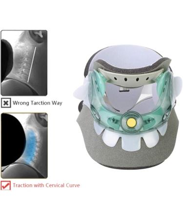 Adjustable Cervical Traction Device - Pneumatic Air Neck Pain Relief for Enhanced Comfort - Buy Online on GoSupps.com