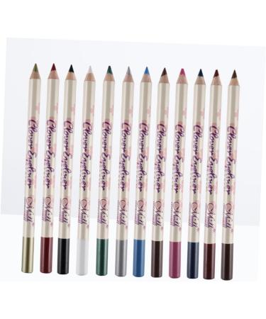 WOONEKY 24 Pcs Eyeliner Pen Eyeliner Stick Brown Eyeshadow Pencil Eyeshadow Colored Eyeliner Blue Eyeliner - Buy Online on GoSupps.com