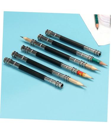 Lurrose Pencil Lengthener 1 Lengthener Pencil Lengthening Extender Lengthen Double-ended Cover/Metal Holder Practical Plain - Buy Online on GoSupps.com