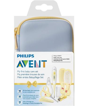 Philips Avent Baby Care Essentials Set with Digital Thermometer, Nasal Aspirator, Nail & Hair Care - SCH400/00 - Buy Online on GoSupps.com