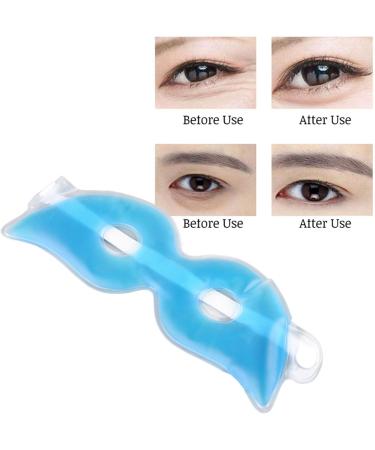 Buy BStXQTY ICE HOT Eye Mask - Reusable Anti-Fatigue Cold & Hot Compress for Relaxation - Buy Online on GoSupps.com