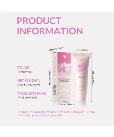 Convenient Smoothing Face Gel That Locks Into Makeup - Naturally Moisturizing Primer for Different Skin Tones - 10ml - Buy Online on GoSupps.com