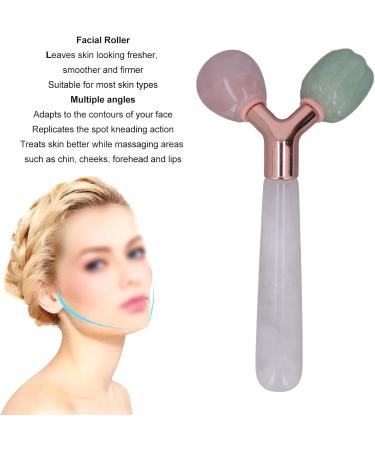 Jade Roller for Skin Tightening & Puffiness Reduction | Premium Facial Massager & Sculpting Tool for Face Eyes & Neck - Buy Online on GoSupps.com