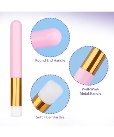 20PCS Pink Lash Shampoo Cleansing Brushes for Facial and Eyelash Extensions - Deep Cleaning and Blackhead Removal Tool - Buy Online on GoSupps.com
