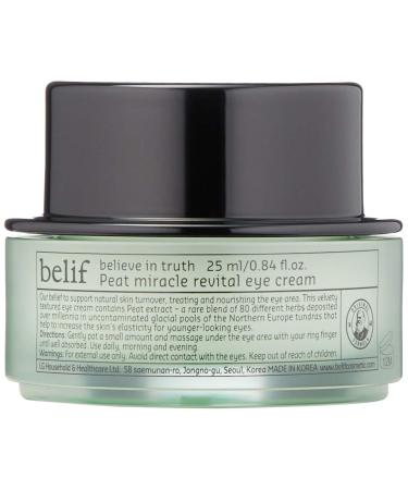 belif Peat Revital Eye Cream | Firming & Elasticity | Finnish Peat Extract | Moisturizing Skincare | 0.84 Fl Oz - Buy Online on GoSupps.com
