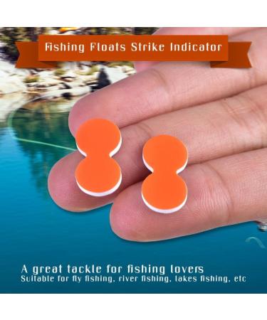 Alomejor 24Pcs Self Adhesive Foam Fly Fishing Stick Strike Indicators - Orange | International Shipping Available - Buy Online on GoSupps.com