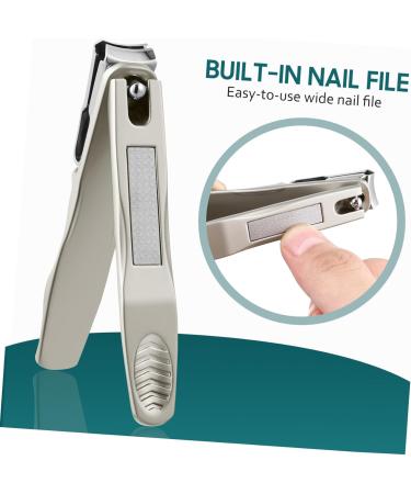 minkissy 360 Rotary Nail No Splash Nail Clip Fingernails Clippers Pedicure Clipper Toenail Cutters Nail Cleaner Tool Fingernail Trimmer Nail Cutters for Nail Tips to Rotate Steel - Buy Online on GoSupps.com