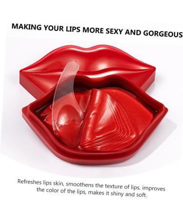 Masques Hydratants pour L vres 20 Pi ces en Gel Anti-rides Patches Soin des L vres Masque de Nuit Apaisant et Nourrissant pour Soin Quotidien - Buy Online on GoSupps.com