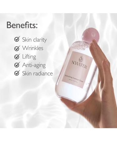 NOWATER Refreshing Essence Toner | Hydrating Facial Toner for Glass Skin | Hydrolyzed Collagen Niacinamide Glutathione | Korean Skincare (10.14 fl. oz) - Shop Internationally - Buy Online on GoSupps.com