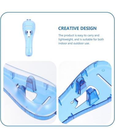 Lurrose Plastic Container 2 Series - Razor Storage Box for Beard & Razor Protection | STK Electrical Sleeve Travel Solution - Buy Online on GoSupps.com