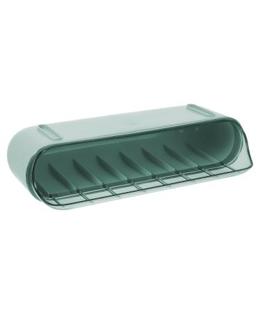 RORPOIR Deviled Egg Holder 1 Pc Slide Egg Collection 2 Tier Tray Refrigerator Egg Tray Double Layer Food Container Vegetable Green 28.5X15CM