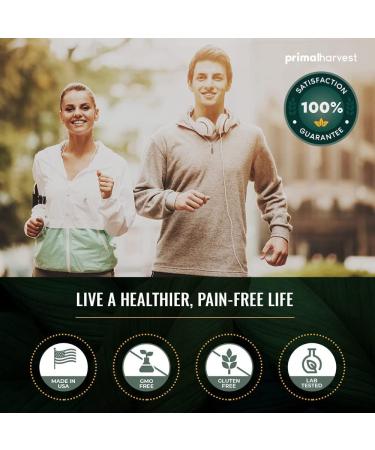 Primal Harvest Fast-Acting Joint Pain Relief Supplement with Collagen, Turmeric, Boswellia & Ashwagandha - 30 Day Joint Support - Buy Online on GoSupps.com