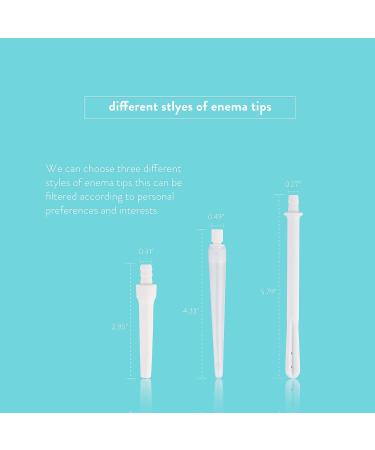 KYZETJD Silicone Enema Kit 2L - 3 Tips, Controlled Flow for Colon Detox & Cleanse - Buy Online on GoSupps.com