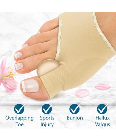 MinLia 1Pair Bunion Protector Orthopedic Splint with Gel Toe Spacer and Adjuster - S Small - Buy Online on GoSupps.com