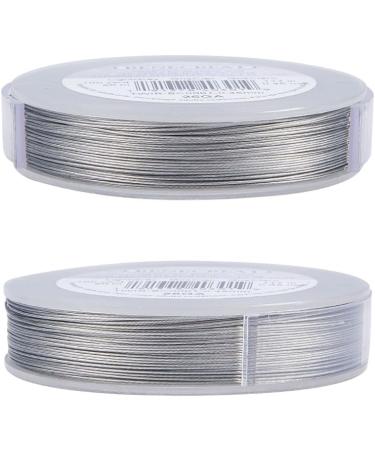 BENECREAT 300ft 0.46mm 7-Strand Tiger Tail Beading Wire for Jewelry Making - Light Grey - Buy Online on GoSupps.com