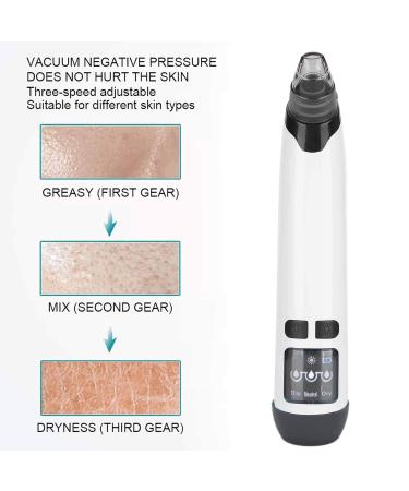 Electric Blackhead Remover & Pore Cleaner Set - Hot Compress Skin Care Tool for Women | Best Spot Sucker for Clear Skin - Buy Online on GoSupps.com