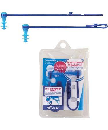 VIEW Swimming Gear Silicone 2-Way Ear Plugs Blue | VA-1201A-BL - Buy Online on GoSupps.com