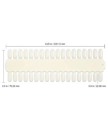 Beauticom 10 Sets of 36 Nail Tips Display Boards for Nail Art Practice - Natural Swatch Palette for Polish Colors - 360 Tips Total - Buy Online on GoSupps.com