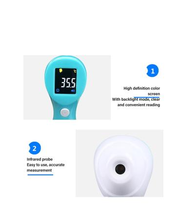 Non Contact Digital Pet Thermometer Infrared Fast and Accurate Pet Temperature Detection with Easy to Read LCD Display Dog Temperature Monitor Animal Thermometer for Pet Cats Dog - Buy Online on GoSupps.com