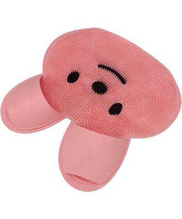Shower Foot Cleaner Pad - Non-Slip Exfoliating Mat for Dead Skin Removal | Pink Bathroom Accessory - Buy Online on GoSupps.com