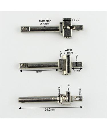 10 Pack 7.4mm Plastic Eyeglass Hinges - Acetate Sunglasses Frame Repair Parts | International Shipping - Buy Online on GoSupps.com