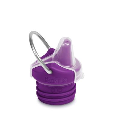 Klean Kanteen Unisex - Adults Kid Kanteen New Sippy Cap Drinking Cap  Unisex - Adults 1 Count (Pack of 1) Dark purple