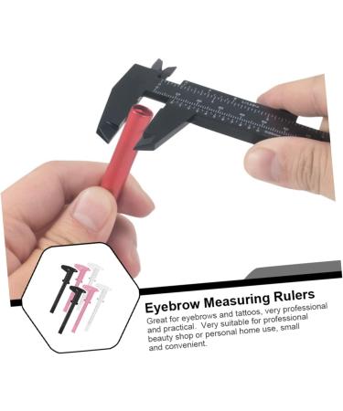 DOITOOL 18 Pcs Locating Rule Mini Tools Measuring Tool Eyebrow Measuring Rulers Portable Caliper 21x7.5cmx3pcs Assorted Colorx3pcs - Buy Online on GoSupps.com