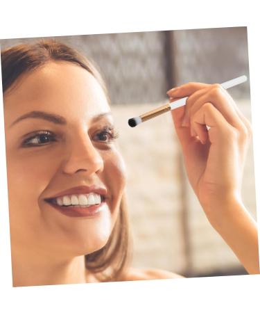 WOONEKY 10pcs Makeup Brush Eye Makeup Kit Make up Eyeshadow Brush Eye Makeup Tool Wooden Handle White - Buy Online on GoSupps.com