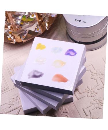  Healvian Healvian Pack of 100 Clear Colour Nail Polish Easy to Use Manicure Mixing Boards - Buy Online on GoSupps.com