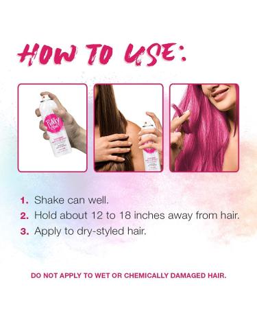 Punky Temporary Hair Color Spray Lynx Pink Non-Damaging Hair Dye Instant Vivid Hair Color 3.5 oz 2-Pack 3.5 Ounce (Pack of 2) Lynx Pink - Buy Online on GoSupps.com
