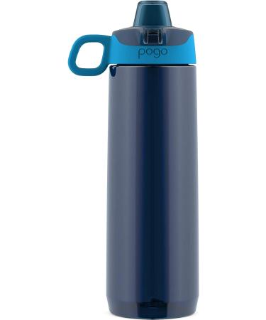 Pogo Active 32 oz Academy Navy Water Bottle | BPA-Free Tritan Plastic | Leak-Proof with Soft Straw - Buy Online on GoSupps.com