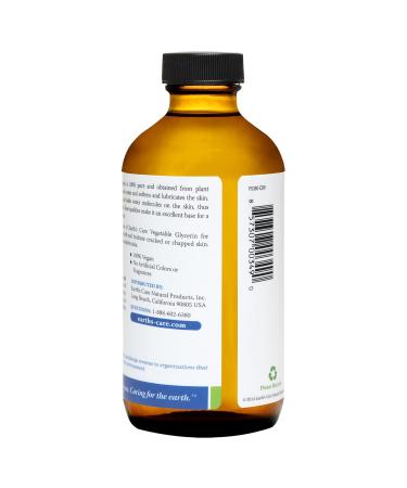 Earth's Care 100% Pure Vegetable Glycerin - 8 FL OZ for Hair Skin & DIY Projects - International Shipping Available - Buy Online on GoSupps.com