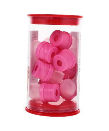 Beaupretty Lot de 20 Embouts Dissolvants pour Ongles en Gel Rose Taille Standard Protection pour Dissolvant D'ongles Accessoires pour Nail Art Usage Professionnel et Domicile Couvercles