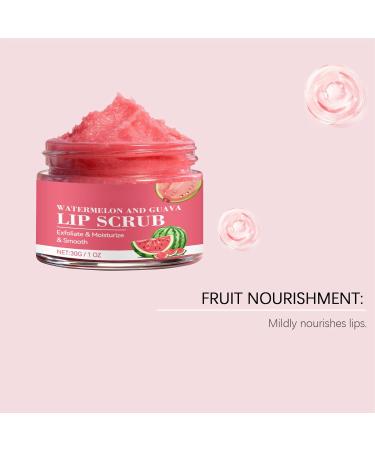  Jingmiger Brightening Exfoliating Lip Scrub - 30g Exfoliating Balm | Scented Brightening Moisturizing Lip Scrub | for Women's Daily Care Routine Makeup Preparation - Buy Online on GoSupps.com