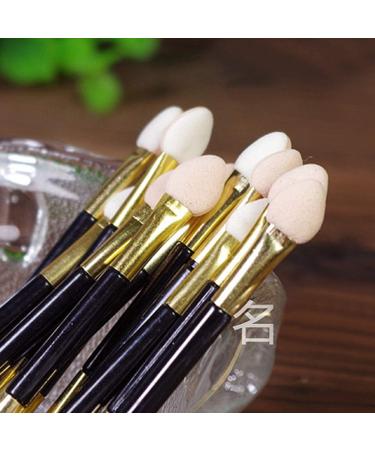 10 Pieces Disposable Double Sided Eyeshadow Brushes - Double Ended Makeup Applicator Sponges for Flawless Eyeshadow Application - Buy Online on GoSupps.com