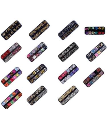Beifenl 3D Shape New Nail Clear Nail Pearl Diy Nail Art Decorations Rhinestone Manicure Tools 12# Marine Style Series - Buy Online on GoSupps.com