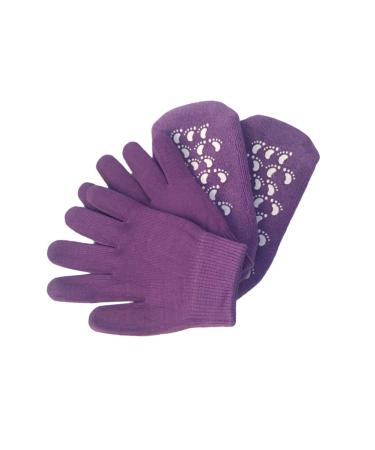 SOESFOUFU Gel Socks for Moisturizing Spa Gel Socks Cracked Heel Socks Spa Socks Cracked Skin Socks Moisturizing Gel Socks Moisturizing Socks Cracked Skin Gloves Socks for Heels Indoor Purple