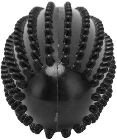 Durable PVC Massage Ball - Odorless Muscle Relief & Portable Foot Roller for Plantar Fasciitis (Black) - Buy Online on GoSupps.com