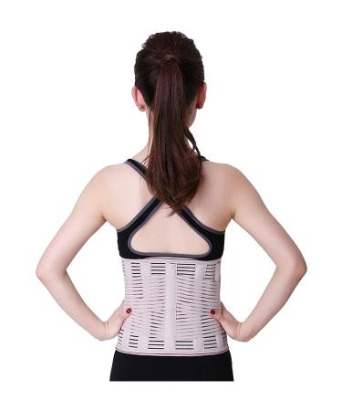 Lordosis support breathable light lordosis back support for men & women adjustable lumbar support/support for pain relief and prevention of injuries (color: black size black XXL
