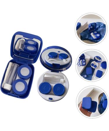 JECOMPRIS 2ST Colored Contact Lenses Travel Kit | Makeup Kits Tweezers Mirrors & Storage | Beauty Lens Case & Invisible Sticker Box - Buy Online on GoSupps.com