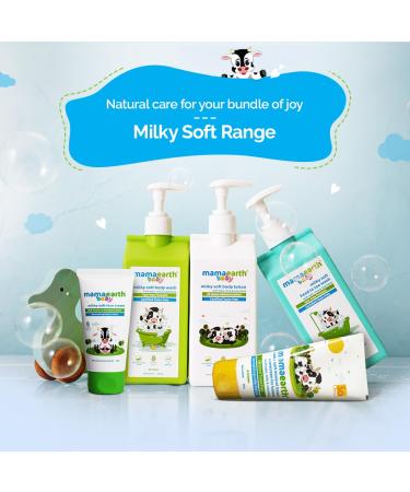 MAMAEARTH Milky Soft Body Lotion with Oats Milk & Calendula 13.53 Fl Oz (400ml) - Buy Online on GoSupps.com