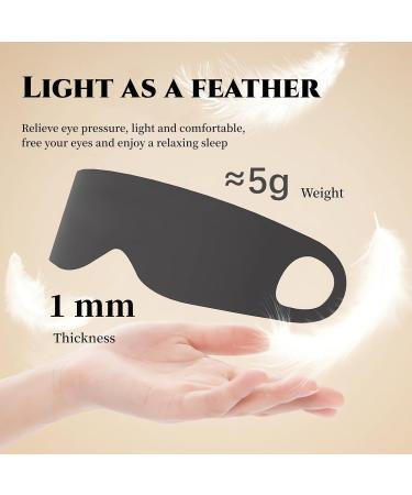 Buy Soft Zero Pressure Sleeping Eye Mask - 100% Light Blocking for Men & Women | Perfect for Travel & Relaxation - Buy Online on GoSupps.com