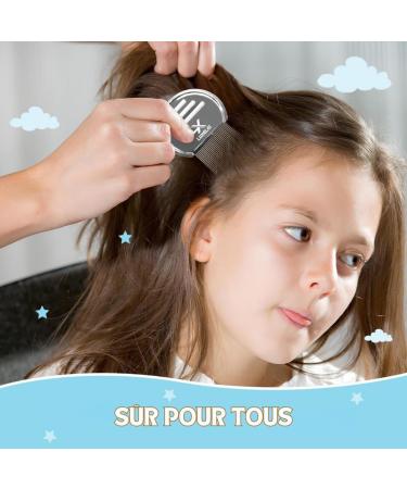Peigne Anti Poux et Lentes Fort LUXELEI Sans Produits Chimiques - Recommand par les P diatre - Peigne Anti Pelliculaire - Peigne Poux - Antipoux - Peigne Qui Enleve les Pellicules - Buy Online on GoSupps.com