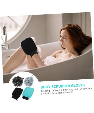 SOESFOUFU 2 Sets Bath Set Women Shower Body Exfoliating Mitten Bathing Accessories Bath Accessories Bubble Maker Body Wash Puff Korean Washcloth Bath Loofah Rayon Deep Cleaning Toiletries - Buy Online on GoSupps.com