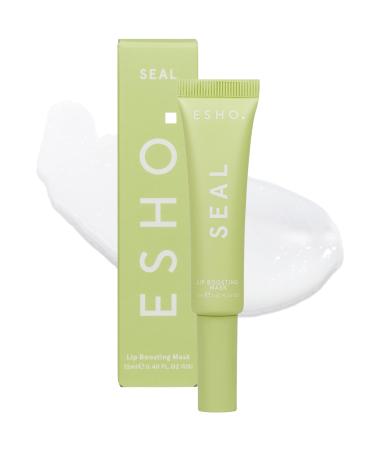 ESHO. Seal Overnight Lip Boosting Mask - Plumper Smoother and Hydrated Lips - Innovative Smart Mask Technology - Nourishing Ceramides and Botanical Complex 12ml
