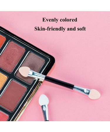 30 pcs Disposable Dual-Sided Eye Shadow Sponge Brushes | Professional Double-End Makeup Applicator Set | Manicure Cosmetic Tool | 9.5CM Aluminum Tube - Buy Online on GoSupps.com
