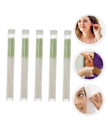 Set of 40 Healeved Ear Piercing Cleaning Lines - 300pcs Ear Cleaners and Tools for Ear Hole Care - Green and Light Green - 12X1.5CM - Odor Cleaner - Buy Online on GoSupps.com