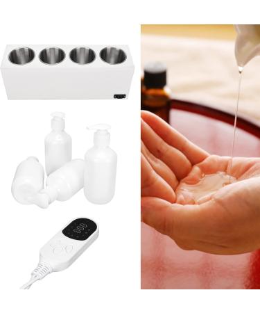 Buy Spa Massage Oil Heater - 4 Hole Lotion Warmer with 9 Speed Temperature Control | Fast Heating Essential Oils for Beauty Salons - Buy Online on GoSupps.com