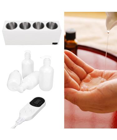 Premium Massage Oil Heater - Fast Heating Safety Features & 9-Temperature Settings | Multi-Purpose Gel Warmer for Spa & Home Use (EU) - Buy Online on GoSupps.com